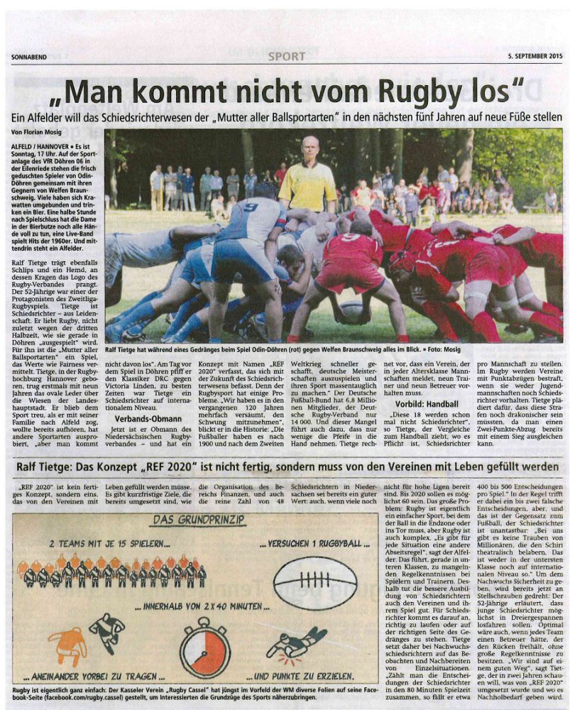 Leine-Deister-Zeitung vom 05.09.2015